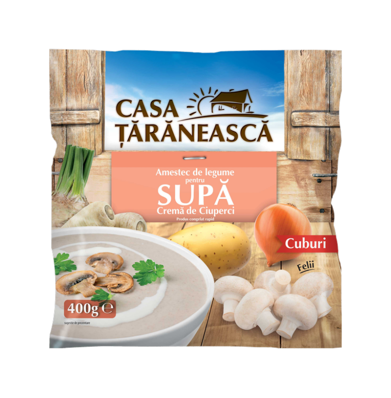 Amestec de Legume Pentru Supa Crema de Ciuperci