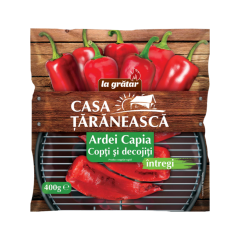 Roasted capia peppers, peeled