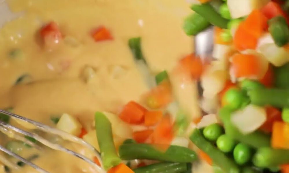 Savoury muffins with garden vegetables