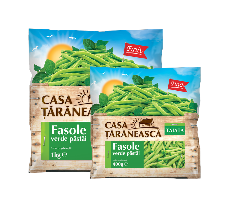 Fasole verde păstăi tăiată