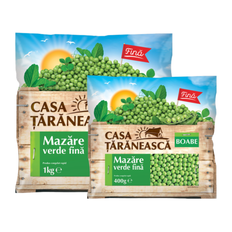 Fine green peas