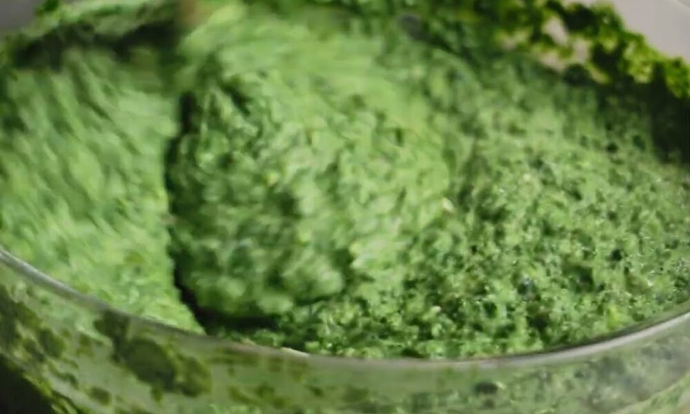 Spinach and cottage cheese pie