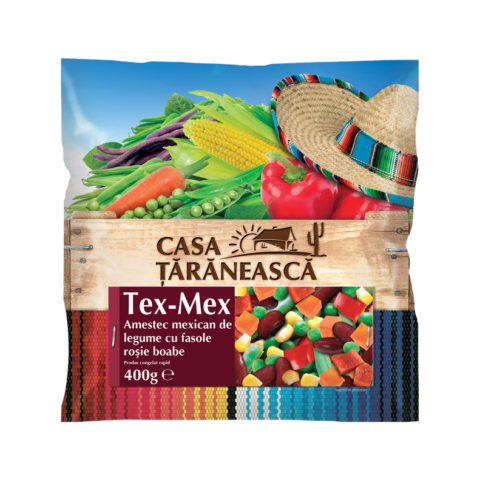 Tex-Mex Mexican vegetable mix with red kidney beans